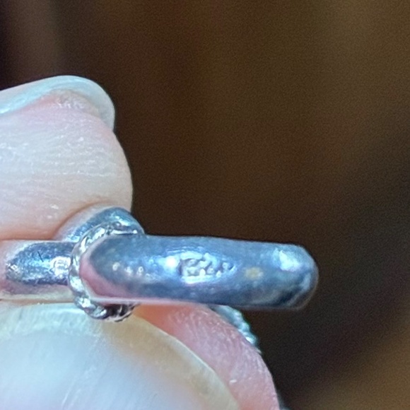 Sterling Silver Byzantine Bali Bracelet - Picture 5 of 6